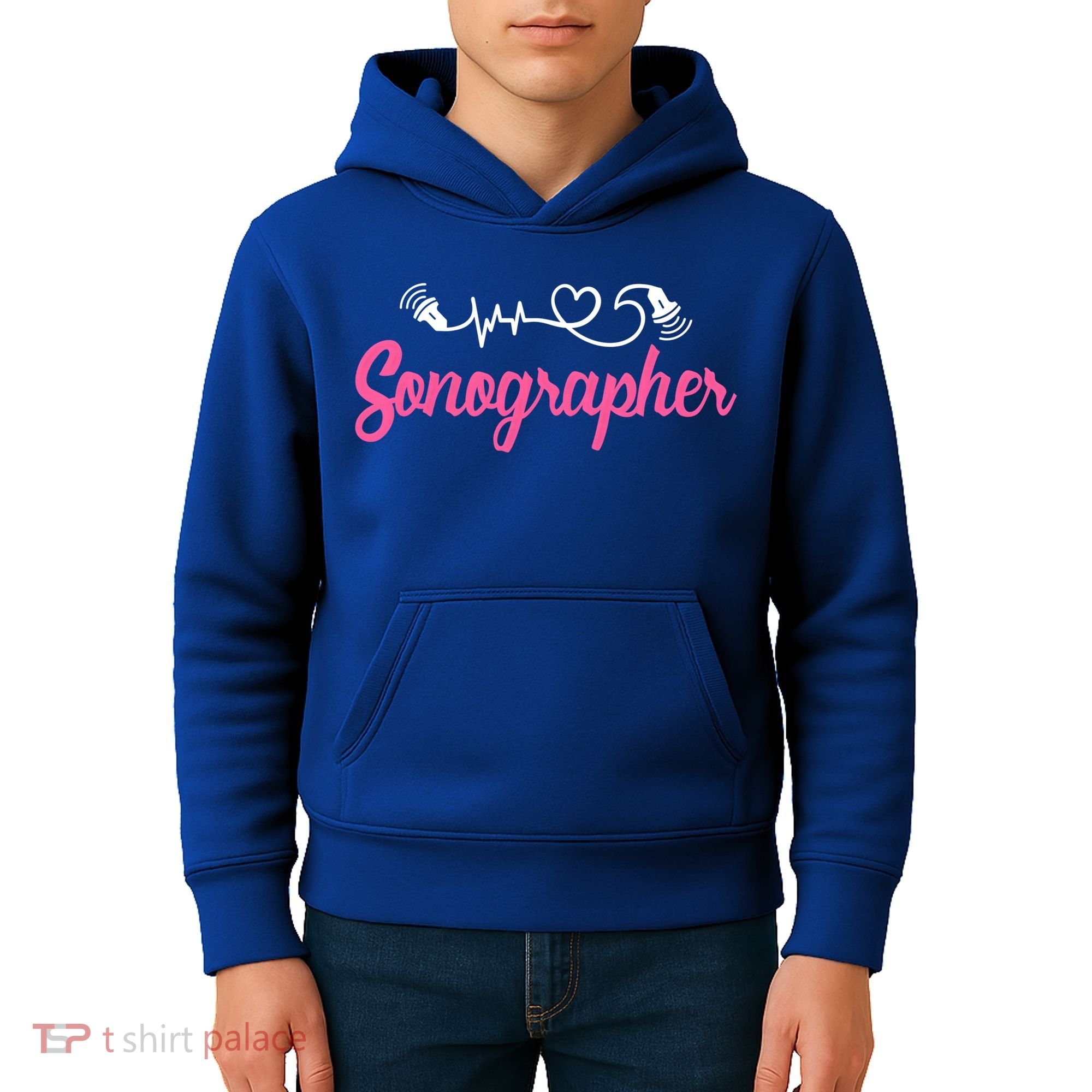 Sonographer Ultrasound Tech Sonography Technician Novelty Gift Kids Hoodie