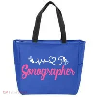 Sonographer Ultrasound Tech Sonography Technician Novelty Gift Tote Bag thumb 0