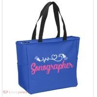 Sonographer Ultrasound Tech Sonography Technician Novelty Gift Tote Bag thumb 2