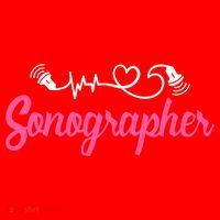 Sonographer Ultrasound Tech Sonography Technician Novelty Gift Santa Hat thumb 1