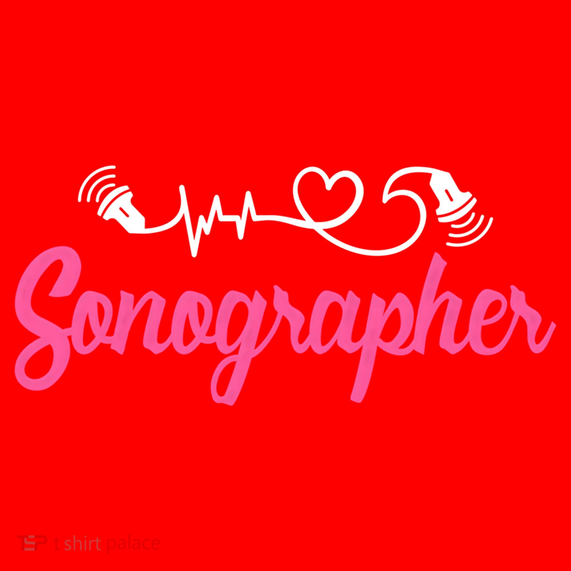 Sonographer Ultrasound Tech Sonography Technician Novelty Gift Santa Hat