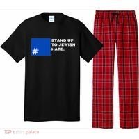 Stand Up To Jewish Hate Blue Square Support Israel  Pajama Set thumb 0