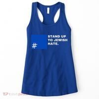 Stand Up To Jewish Hate Blue Square Support Israel  Women's Tank Top thumb 0