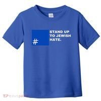 Stand Up To Jewish Hate Blue Square Support Israel  Toddler T-Shirt thumb 0