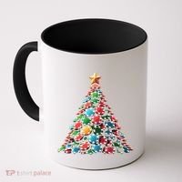 Shuffle Up The Holidays Poker Christmas Tree Vibes Gift Coffee Mug thumb 0