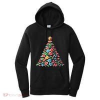 Shuffle Up The Holidays Poker Christmas Tree Vibes Gift Women's Hoodie thumb 0