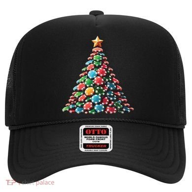 Shuffle Up The Holidays Poker Christmas Tree Vibes Gift Hat