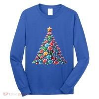 Shuffle Up The Holidays Poker Christmas Tree Vibes Gift Long Sleeve Shirt thumb 0