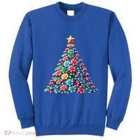 Shuffle Up The Holidays Poker Christmas Tree Vibes Gift Sweatshirt thumb 0