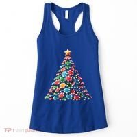 Shuffle Up The Holidays Poker Christmas Tree Vibes Gift Women's Tank Top thumb 0