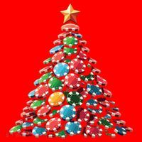 Shuffle Up The Holidays Poker Christmas Tree Vibes Gift Santa Hat thumb 1