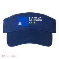 Stand Up To Jewish Hate Blue Square Support Israel   Visor thumb 0