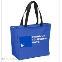 Stand Up To Jewish Hate Blue Square Support Israel   Tote Bag thumb 2
