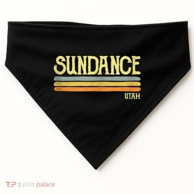 Sundance Utah Ut Souvenir Gift USA-Made Doggie Bandana