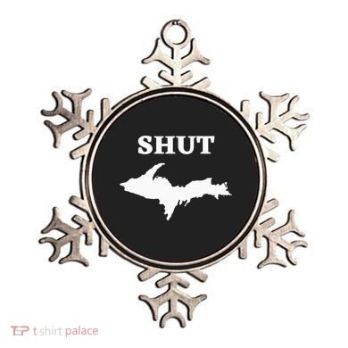 Shut UP Upper Peninsula Yooper Michigan U.P. Ornament