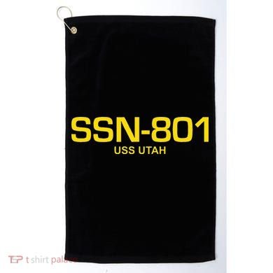 Ssn801 Uss Utah Golf Towel