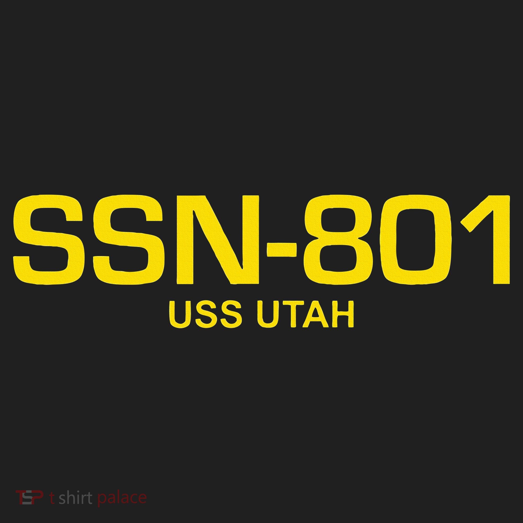 Ssn801 Uss Utah Golf Towel