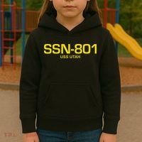 Ssn801 Uss Utah Kids Hoodie thumb 3