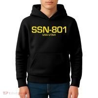 Ssn801 Uss Utah Kids Hoodie thumb 4