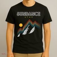 Sundance Utah Usa Hiking And Climbing 1980s T-Shirt thumb 3