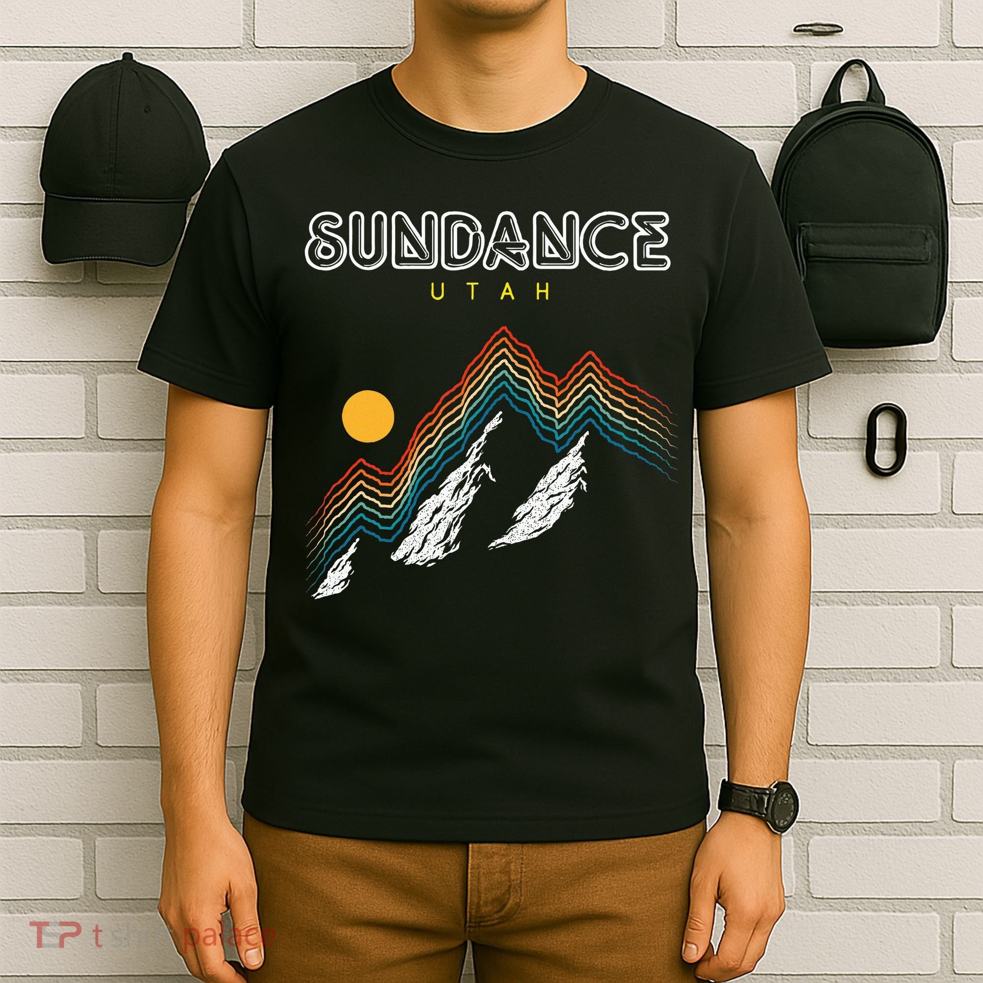 Sundance Utah Usa Hiking And Climbing 1980s T-Shirt