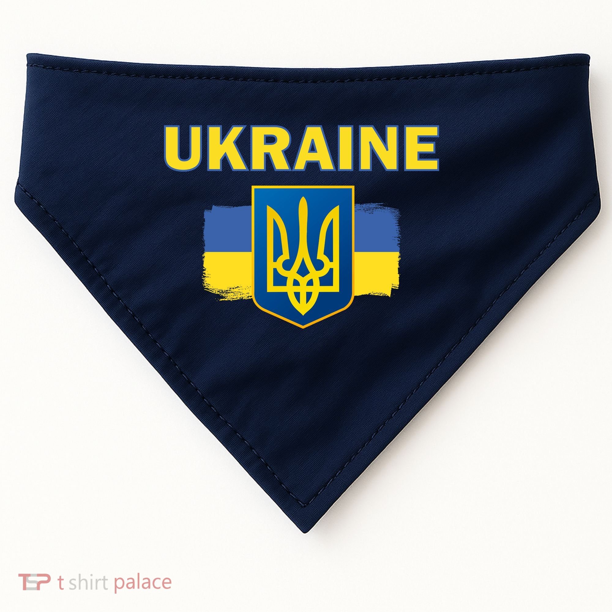Support Ukrainian, Ukrainian Gift USA-Made Doggie Bandana