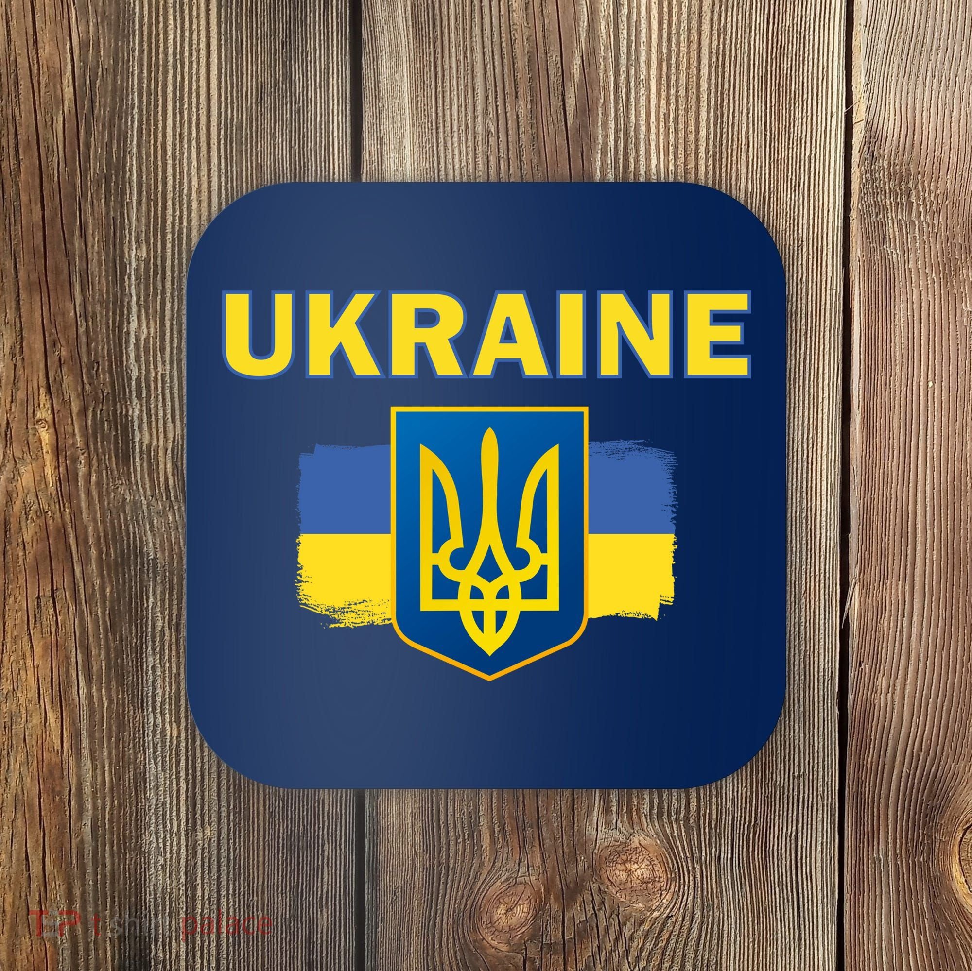 Support Ukrainian, Ukrainian Gift Coaster