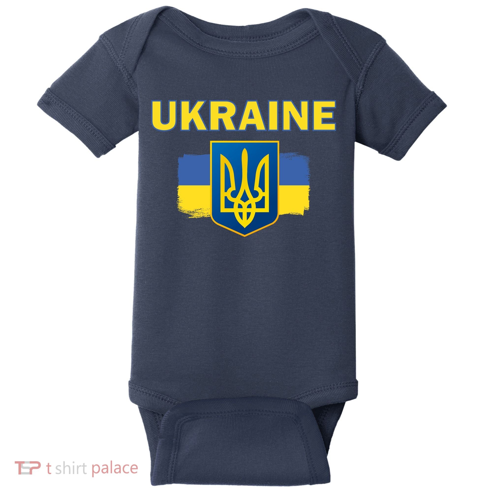 Support Ukrainian, Ukrainian Gift Baby Bodysuit