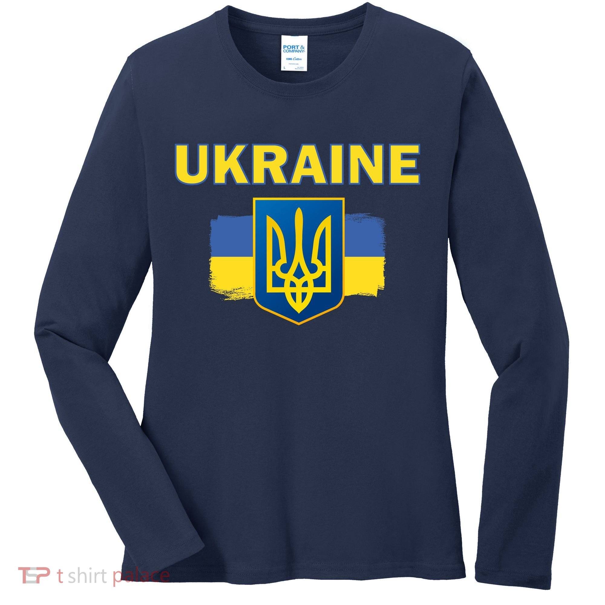 Support Ukrainian, Ukrainian Gift Women's Long Sleeve Shirt