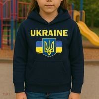Support Ukrainian, Ukrainian Gift Kids Hoodie thumb 3
