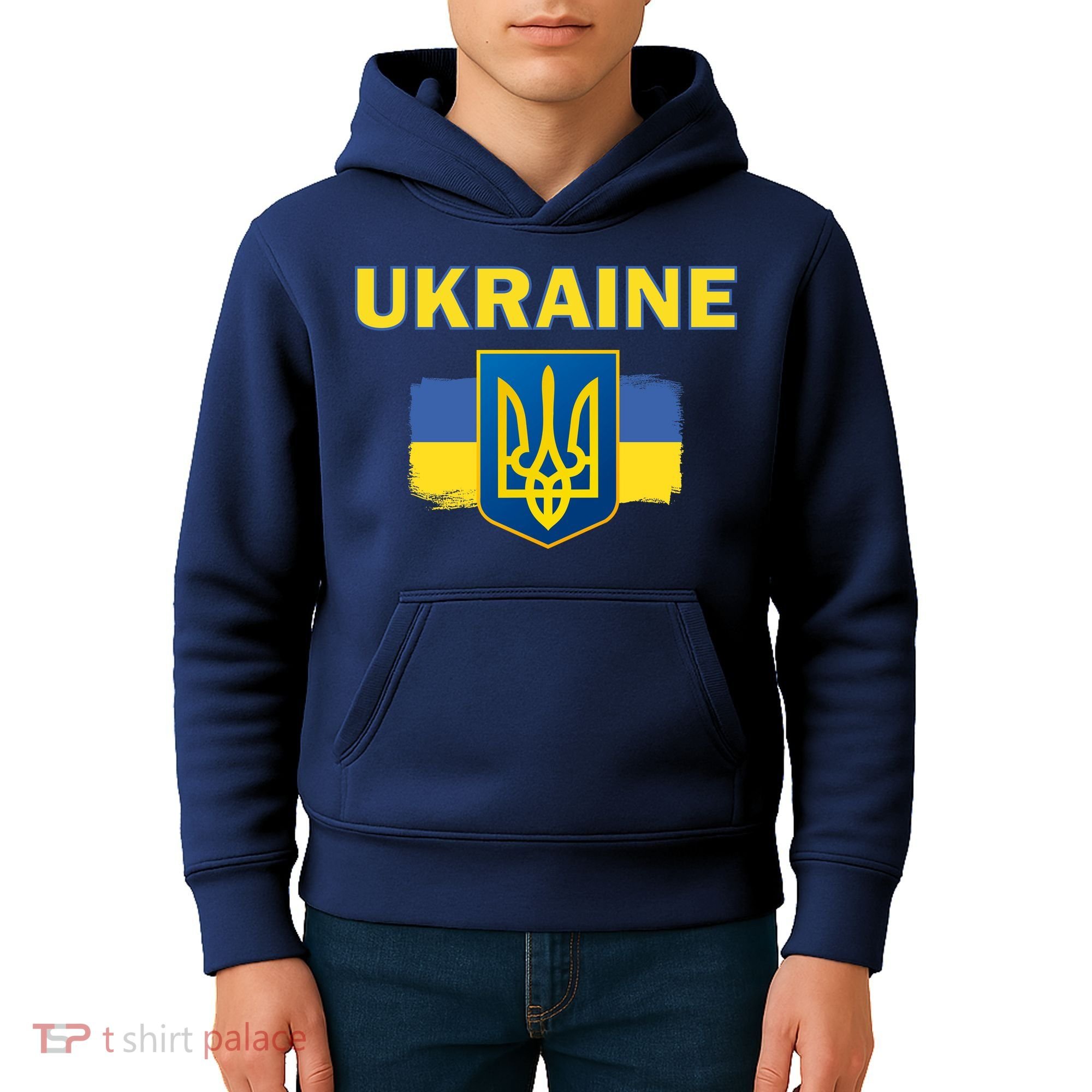 Support Ukrainian, Ukrainian Gift Kids Hoodie
