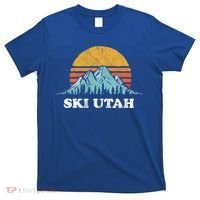 Ski Utah Vintage Retro Vibe Skiing Cute Gift T-Shirt thumb 0