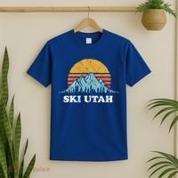 Ski Utah Vintage Retro Vibe Skiing Cute Gift T-Shirt thumb 2