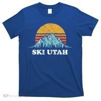 Ski Utah Vintage Retro Vibe Skiing Gift T-Shirt thumb 0