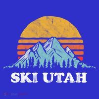 Ski Utah Vintage Retro Vibe Skiing Cool Gift T-Shirt thumb 7