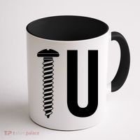 Screw U You Funny Rude Humor Coffee Mug thumb 1
