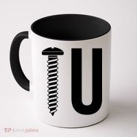 Screw U You Funny Rude Humor Coffee Mug thumb 0