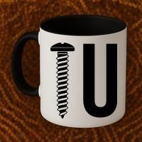 Screw U You Funny Rude Humor Coffee Mug thumb 2
