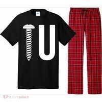 Screw U You Funny Rude Humor Pajama Set thumb 0