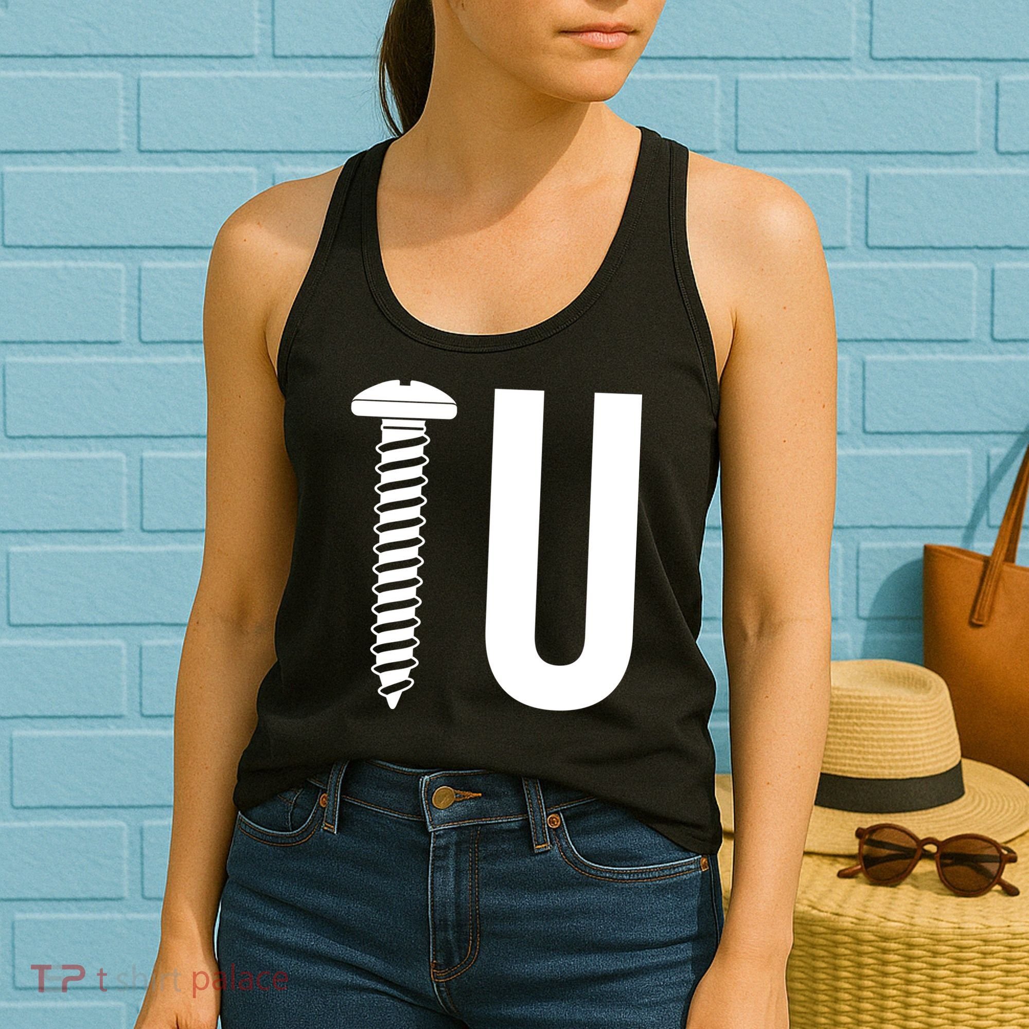 Screw U You Funny Rude Humor Women's Tank Top