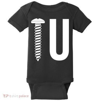 Screw U You Funny Rude Humor Baby Bodysuit