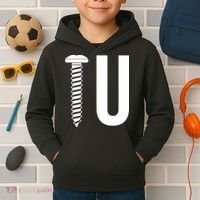 Screw U You Funny Rude Humor Kids Hoodie thumb 2