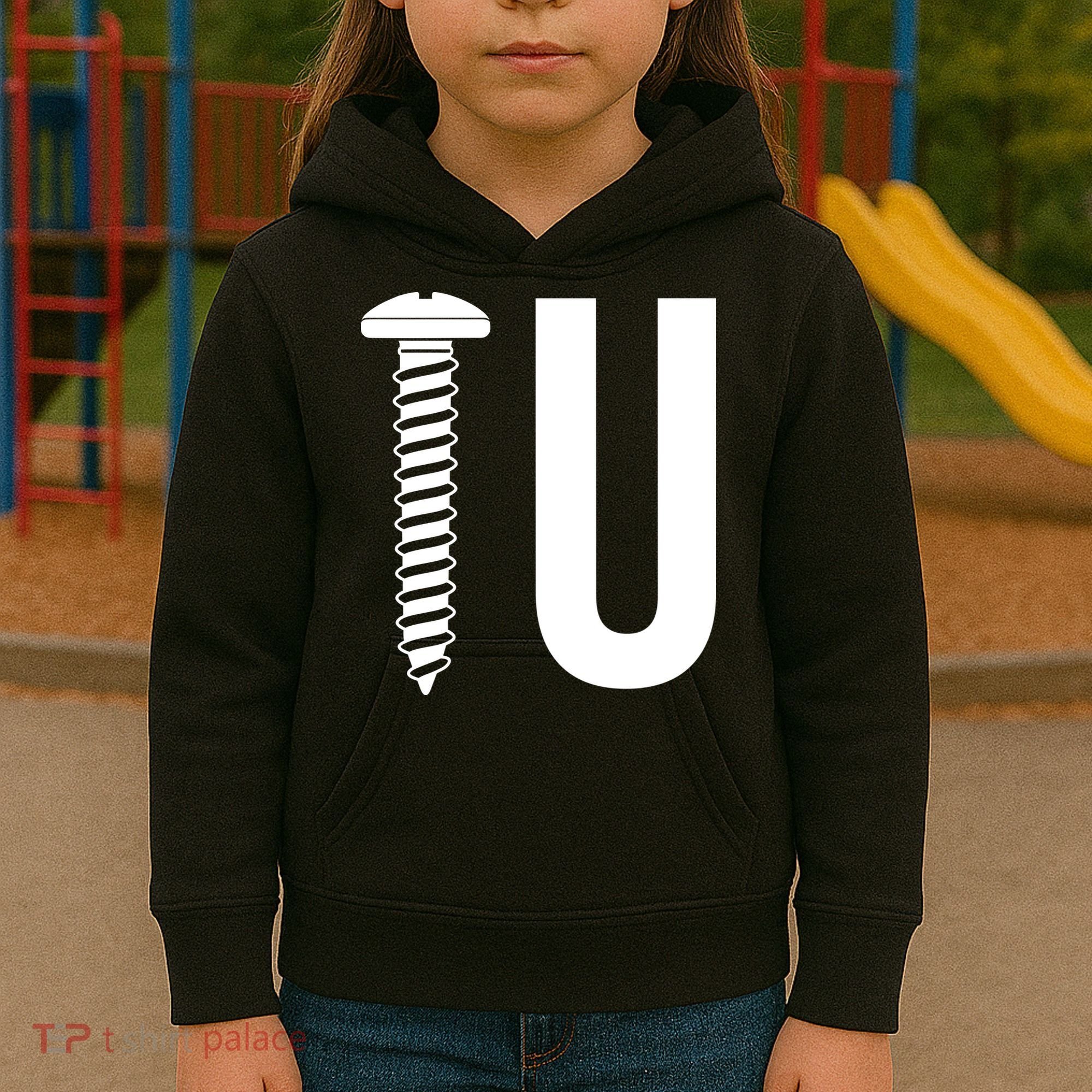 Screw U You Funny Rude Humor Kids Hoodie