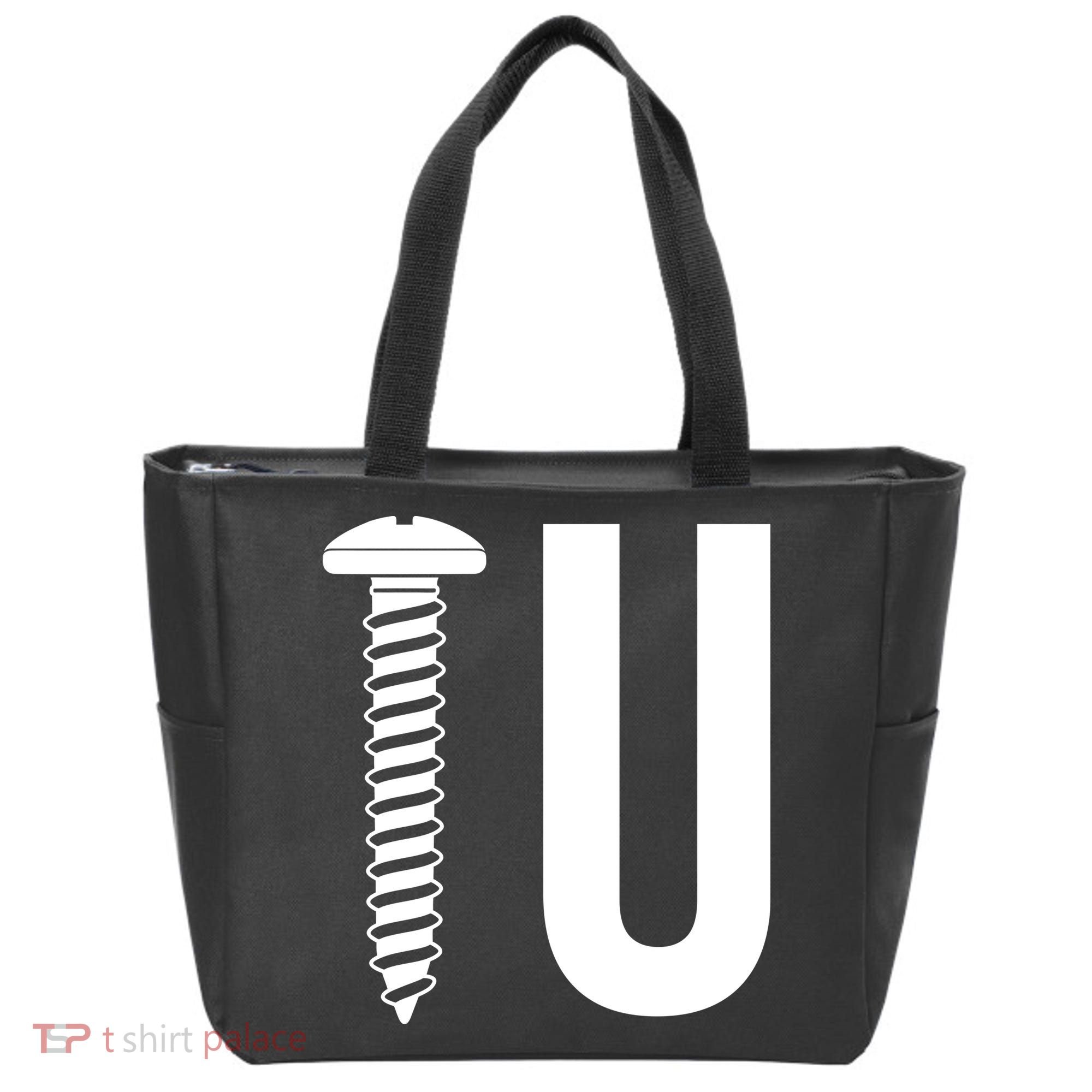 Screw U You Funny Rude Humor Tote Bag