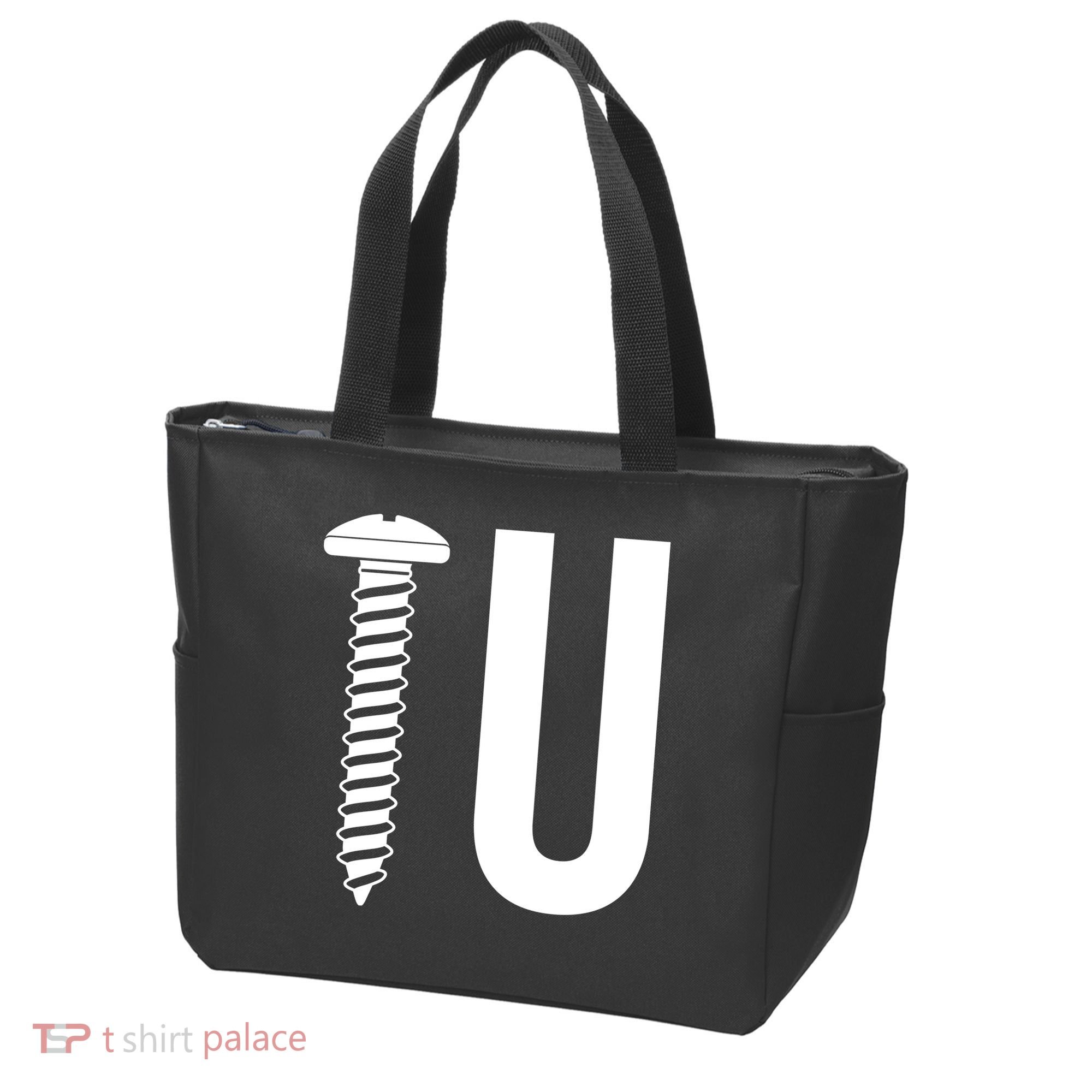 Screw U You Funny Rude Humor Tote Bag