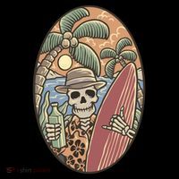 Skeleton Vacation Doggie Tank thumb 4