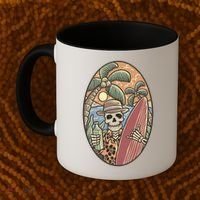 Skeleton Vacation Coffee Mug thumb 2