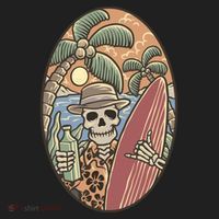 Skeleton Vacation Tumbler thumb 3