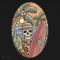 Skeleton Vacation Tank Top thumb 6