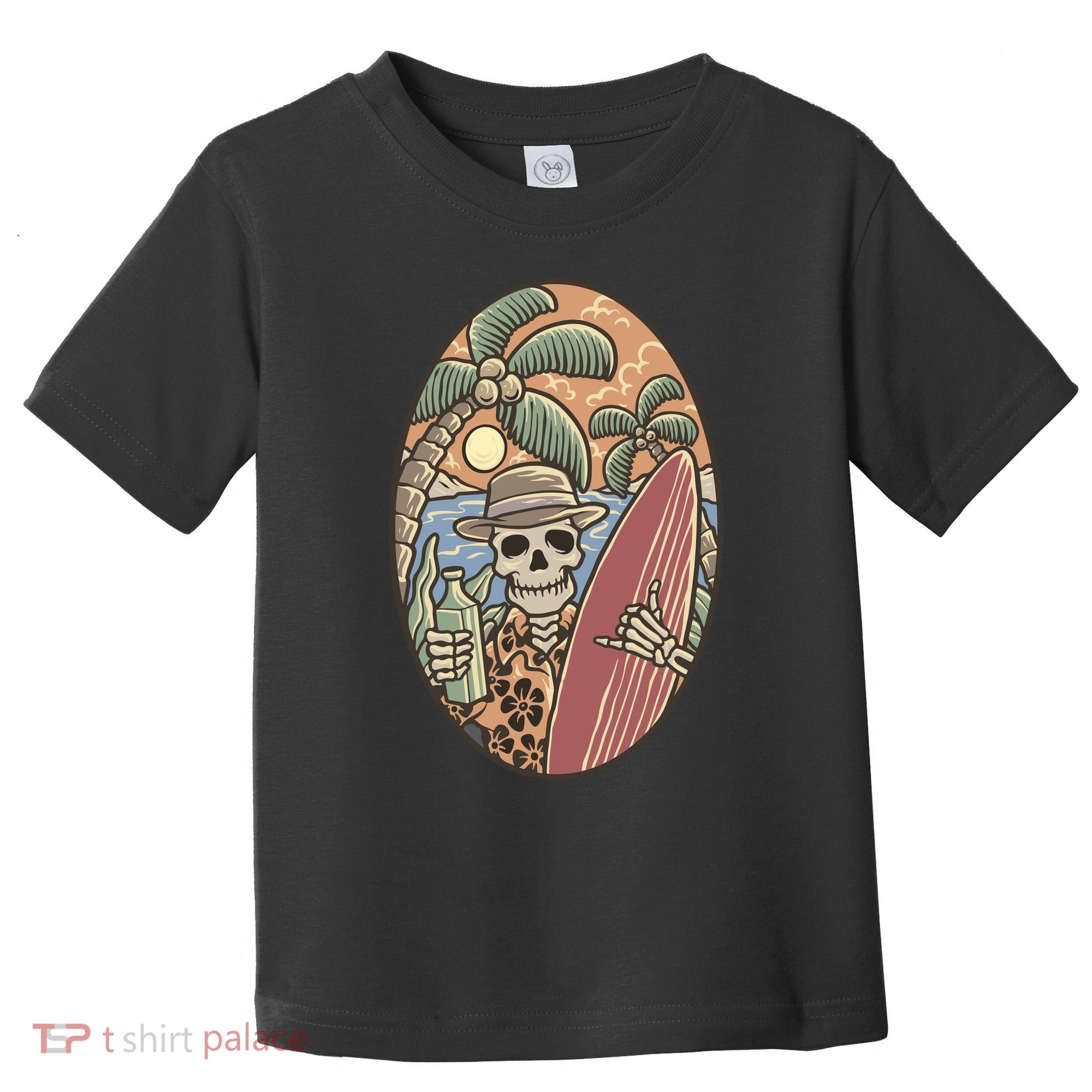 Skeleton Vacation Toddler T-Shirt